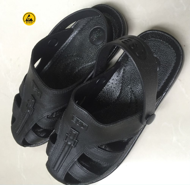 Blue Black ESD Safety Shoes Electrostatic Safe Slipper Toe Protected White Light Weight