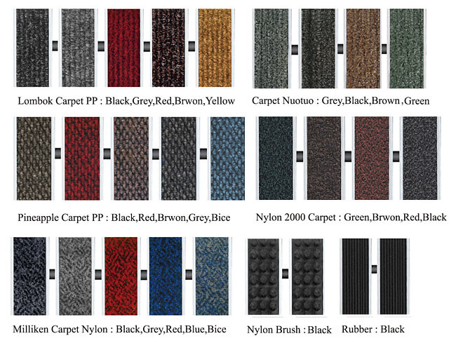 Heavy Duty Aluminum Frame Recessed Floor Mat