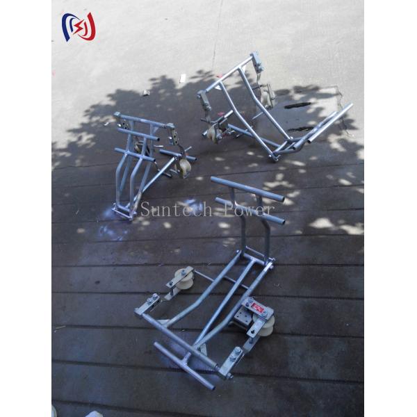 Inspection Trolleys and Overhead Lines Bicycles for SIngle Conductor