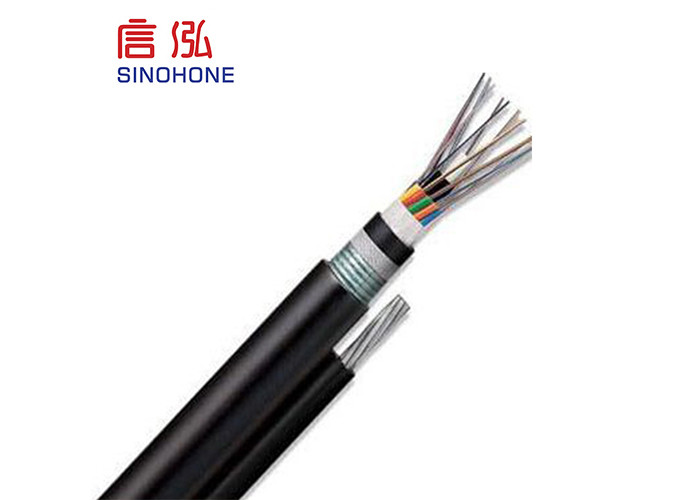 Figure 8 Outdoor Fiber Optic Cable PE Sheath Aerial Laying Low Dispersion