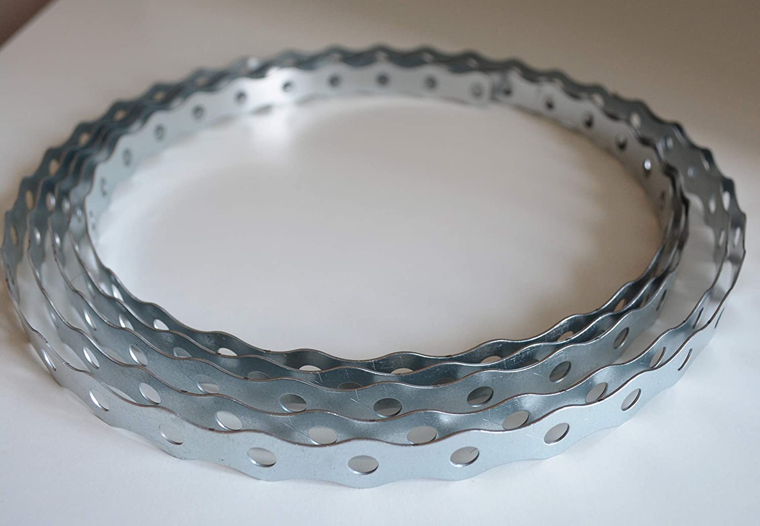 OEM 10 Metre Roll of 12mm Multi Purpose Perforated Galvanised Steel Strap Fixing Band