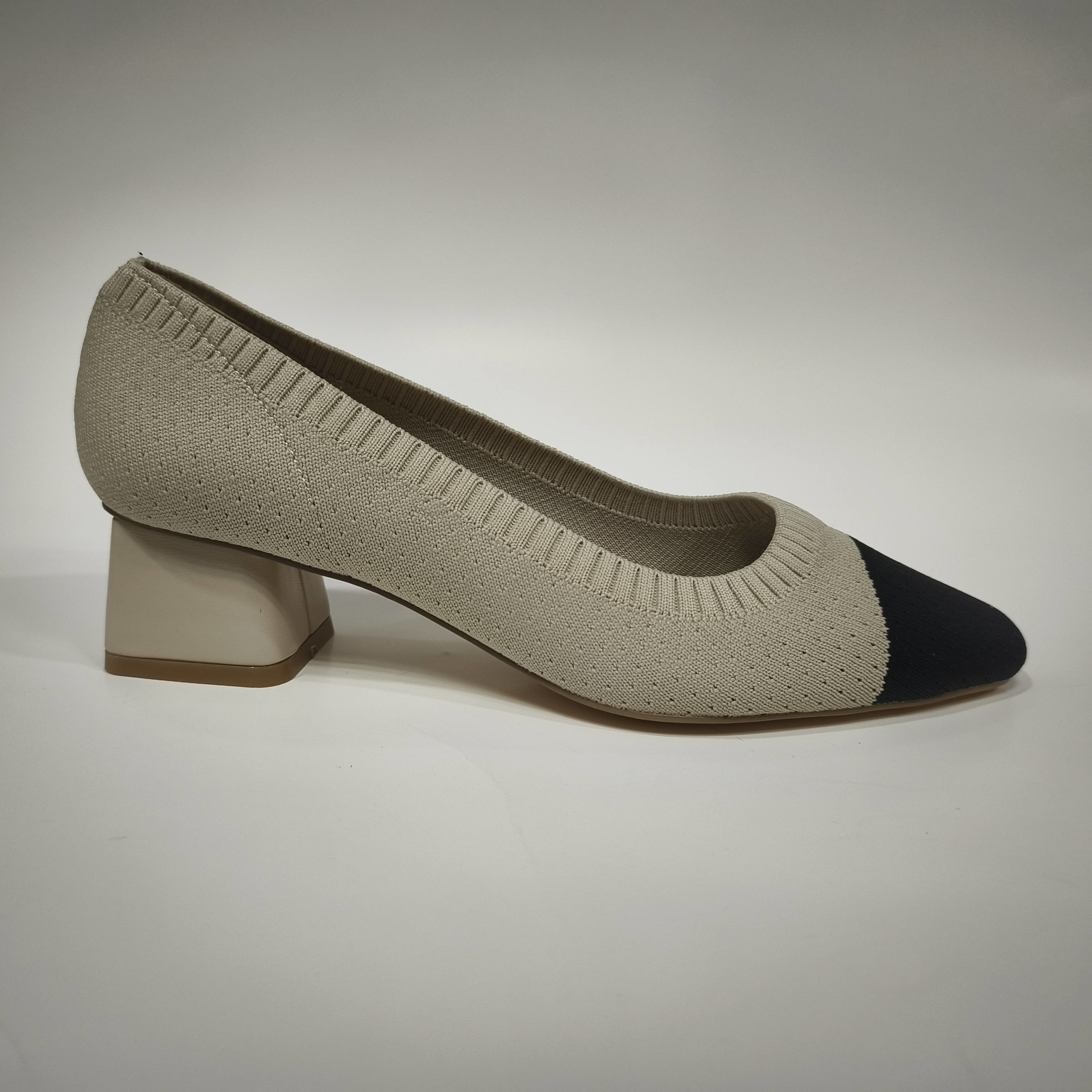 Comfortable Slip On Chunky Heel Spring / Summer Womens Heels