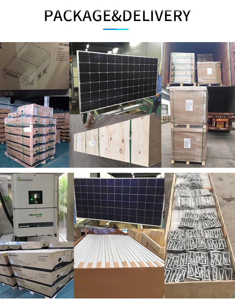 Hybrid Solar Panel Power System Portable Power Lead Aid Battery Kit 5KW