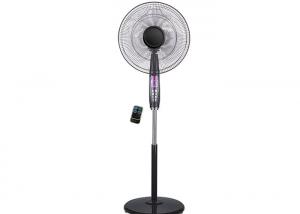 Buy cheap 4 Blade 110V Electric Pedestal Air Cooler Fan / 90 Degree Oscillating Floor Fan product
