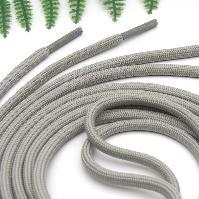 Grey Pink Double Braid Nylon Yacht Rope 5mm Polyester Cord In Bulk