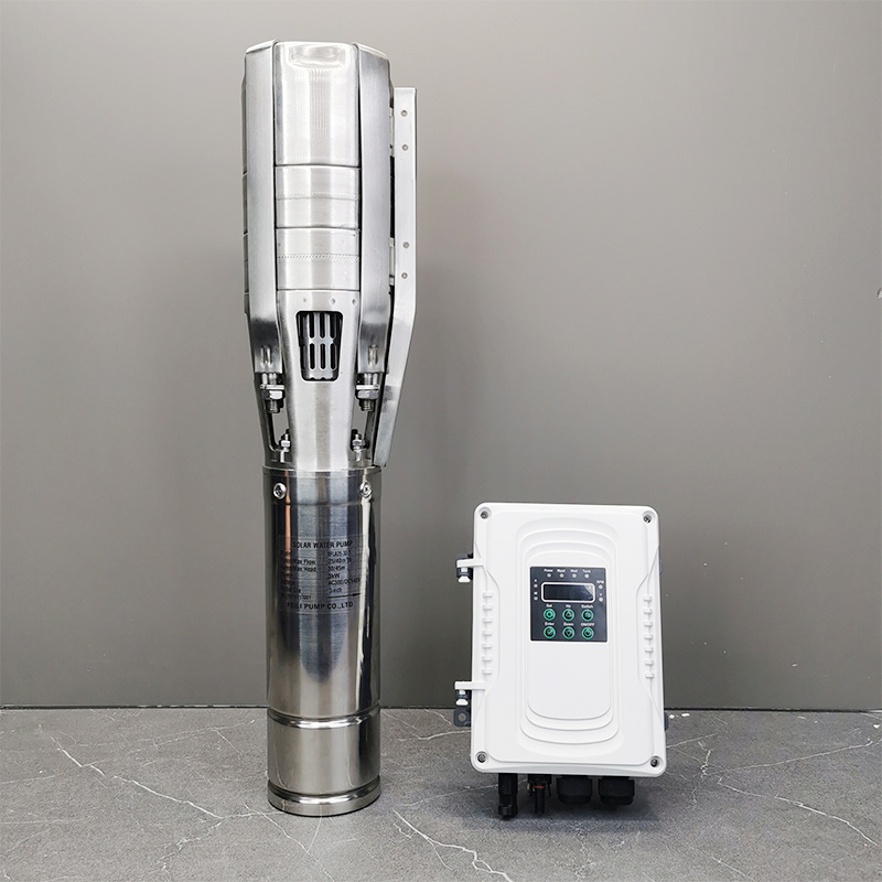 45 Meters Head 1700l/H Dc Submersible Well Solar Water Pump For Agriculture