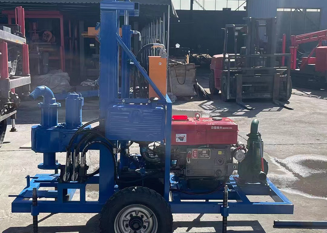 600Kg Portable ST 150 Drilling Rig for Water Well Borehole Drilling up to 150 Meters Deep