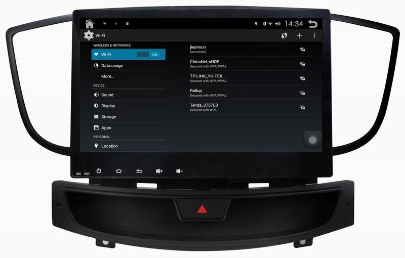 Ouchuangbo car navigation dvd android 4.4 for SGMW Baojun 730 2016 with resolution 1024*600 3g wifi AUX