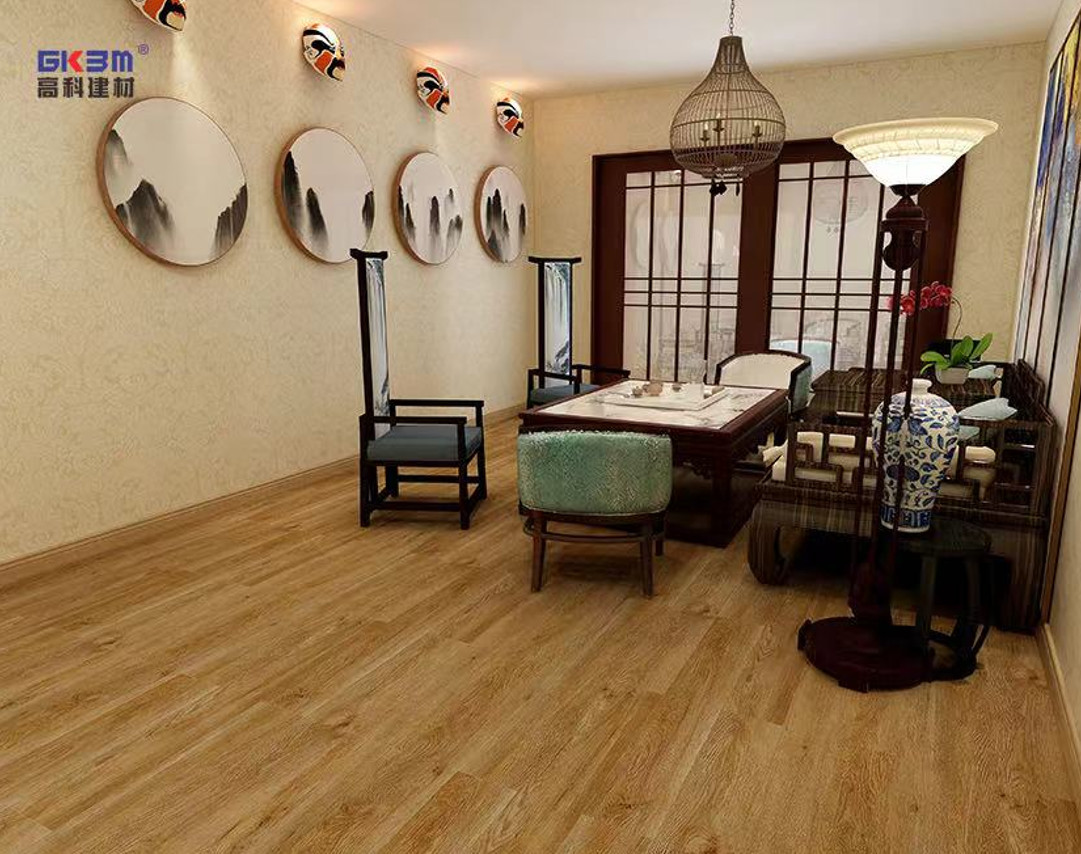 Tawny Oak Luxury SPC Flooring 7''X48'' GKBM SY-W3006 Unilin Click