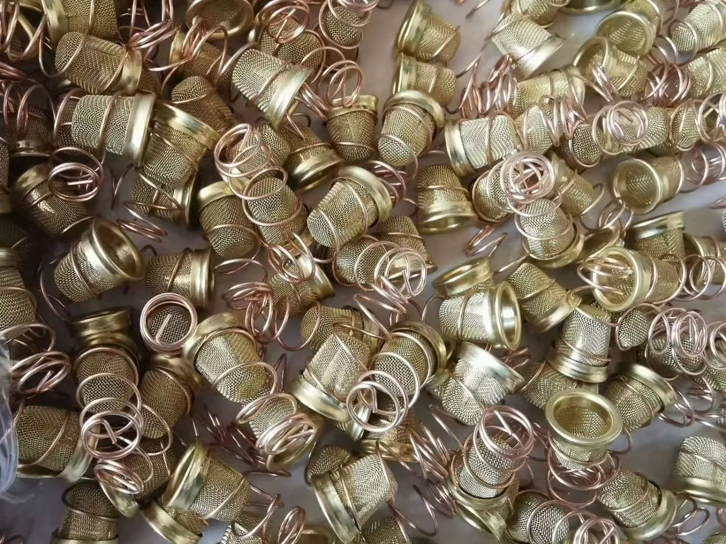 60-120 Mesh Ss Wire Mesh Filter Strainer Cap For Industrial Filtering