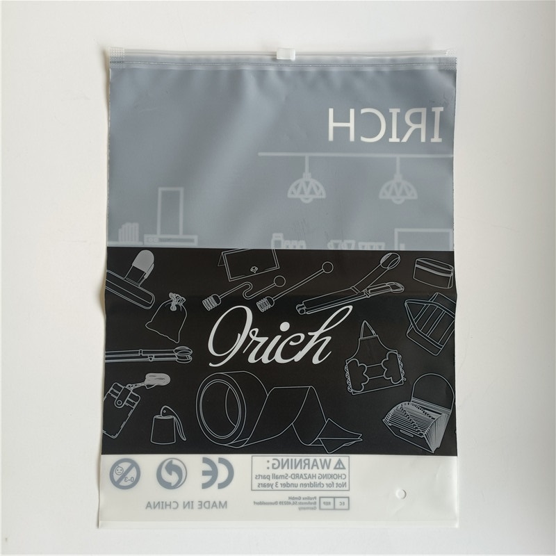 Clothing Storage with Custom Printed Cpe Slider Zipper Bag