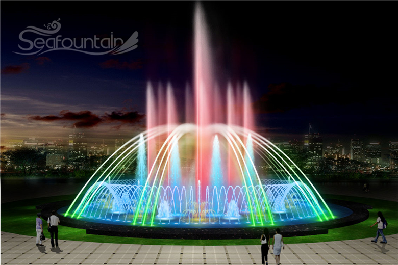 Dancing Music Stainless Pump Water Fountain