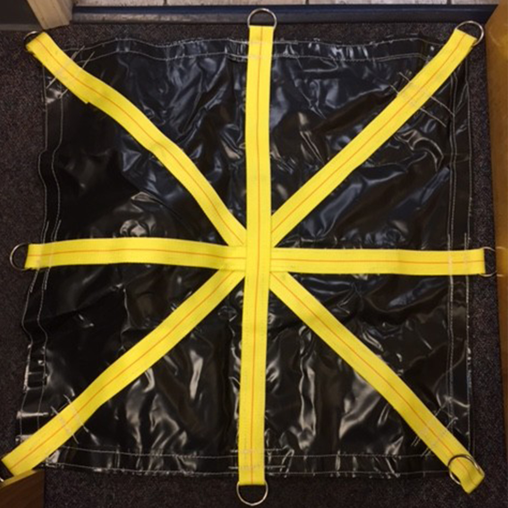 OEM PVC Vinyl Tarp Construction Snow Removal Tarps Heavy Duty Eight Loops Snow Tarps
