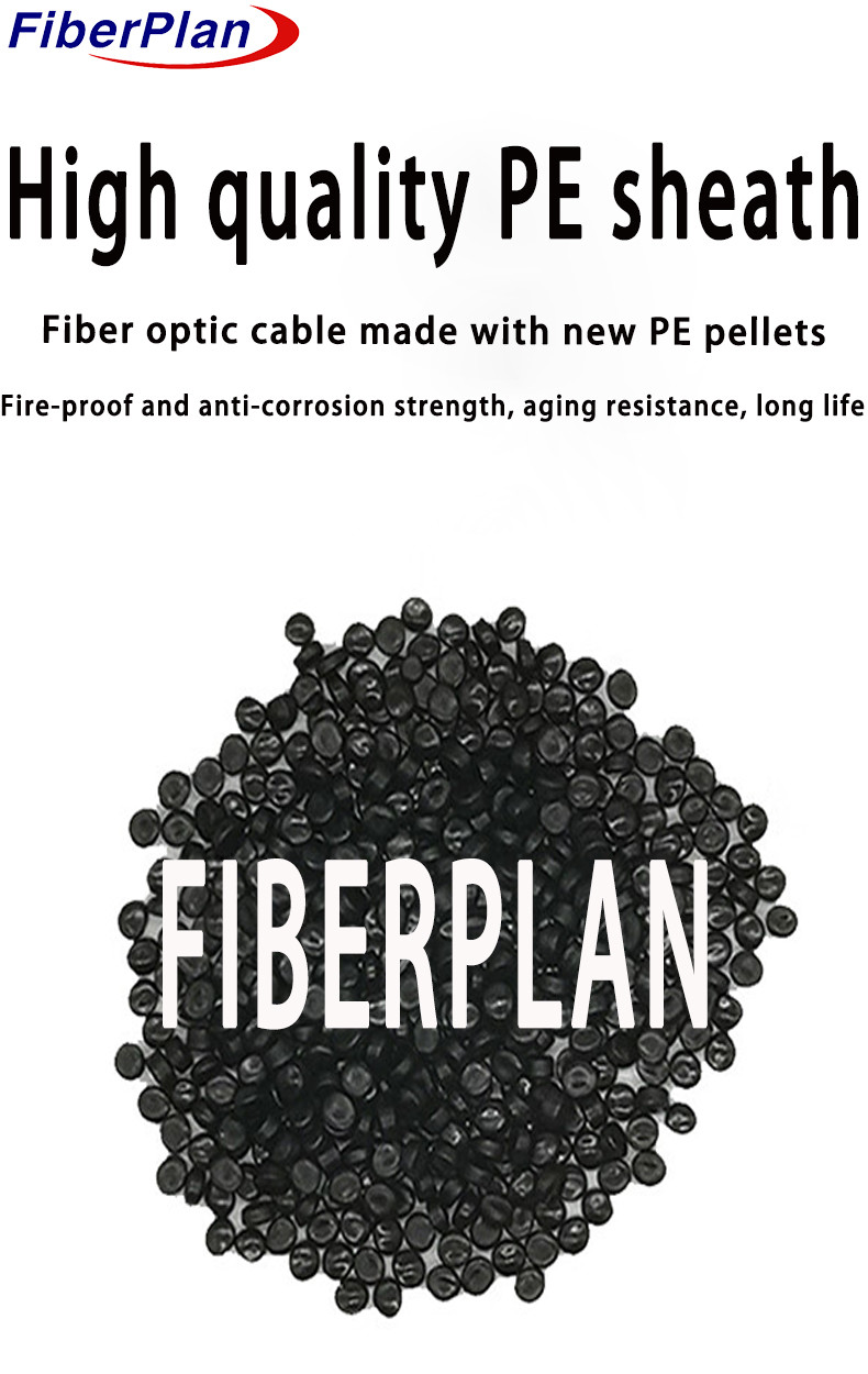 Polyethylene Jacket GYXTS Outdoor Armored Crush Resistant Fiber Optic Cable