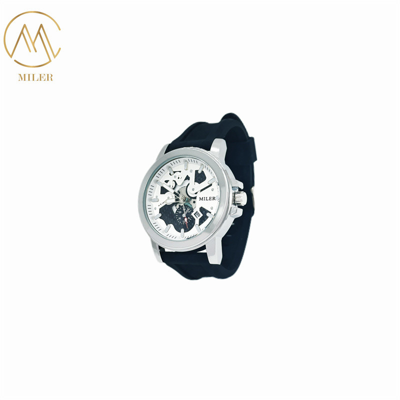 New Model Silicon Strap Watch with Quartz Movement and 30 Meters Water Resistance