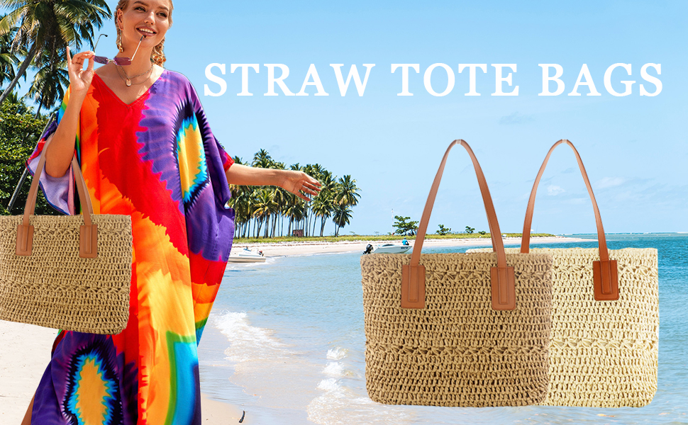 woven beach bag