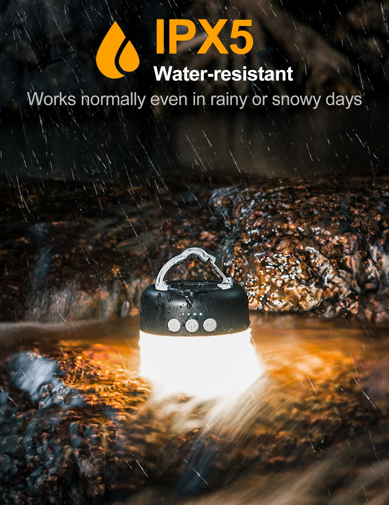 6700mAh Emergency Hanging Light for Camping Tent 50000 Hours Lifespan LED Camping Lantern