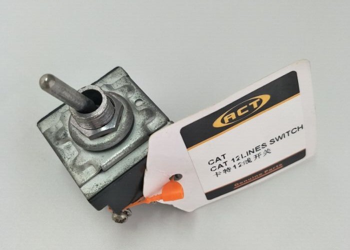 E320B / C Caterpillar Excavator Spare Parts 12 Lines Switch Silver Aluminium