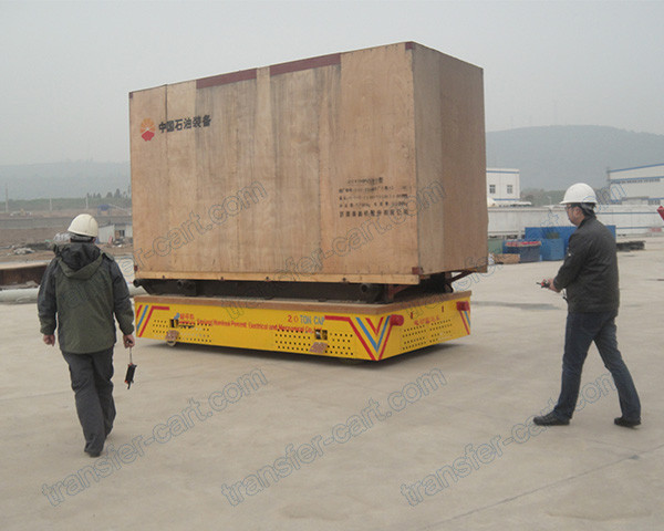 DC Motor Control Industrial Electric Carts , Push Button Operate Heavy Duty Die Carts