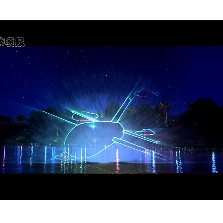 Stainless Steel Water Screen Show / 3d Water Projection CE RoHS Approved
