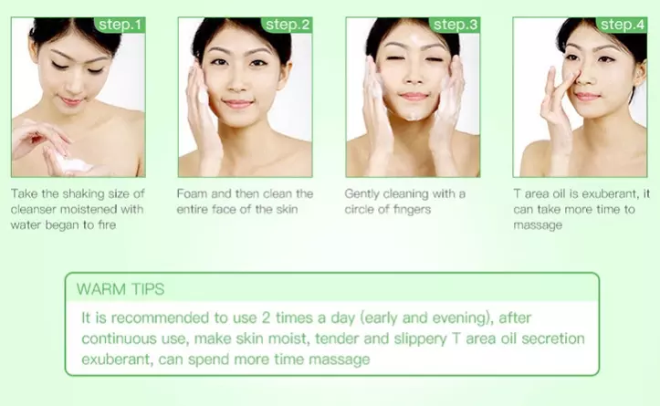 Facial Pore Cleanser Face Wash Deep Pore Cleanser and Oil Control Lavender Oil Amino Acid Facial Cleanser
