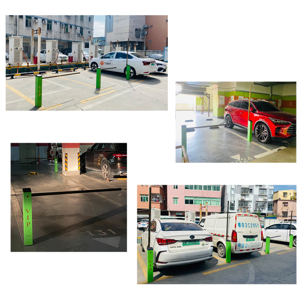 Remote Control Automatic Car Parking Space Barrier DC24V With Max Length Of 2M