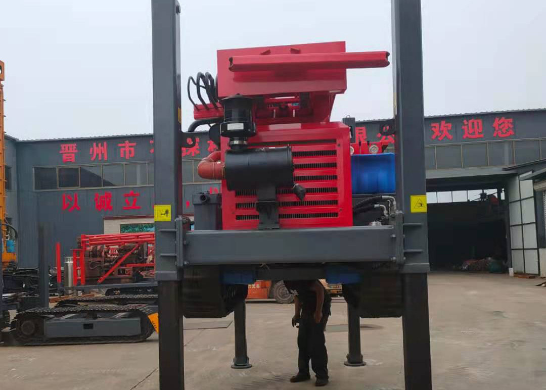 St 180 Borehole Large Pneumatic Water Well Drilling Rig Machine