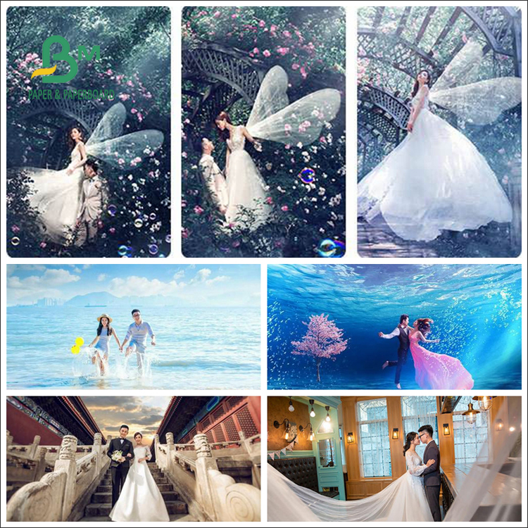 240g 260g 270g 280g Inkjet Printing Matte RC Photo Paper For Wedding Pictures