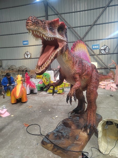 Customized Animatronic Dinosaur Model Spinosaurus For Jurassic Theme Park