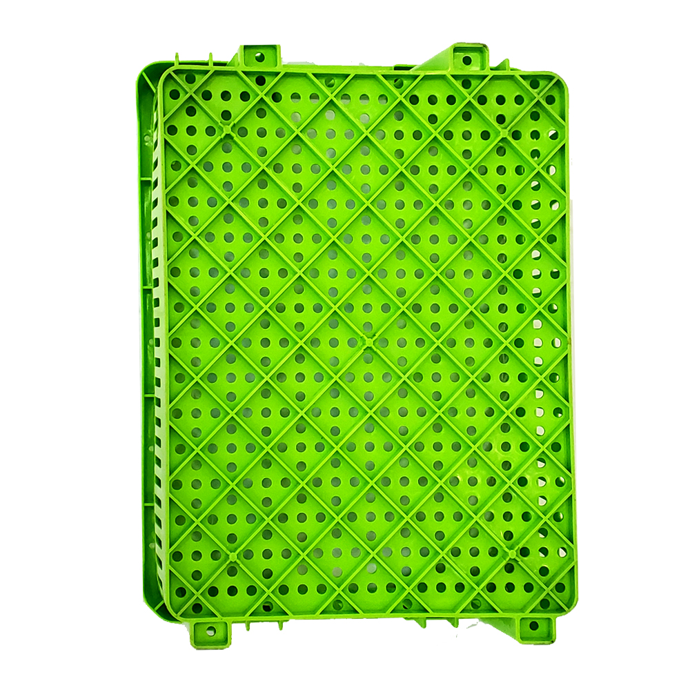 Colorful Agricultural Perforated Plastic Moving Turnover Nestable Crate Stackable Plastic Basket