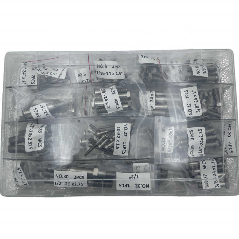 Universal Sprint Car Bolt Kit Triple X Chassis with Q/C R/R S/P and Complete Titanium Grade 8 Bolt Set 29 Pieces