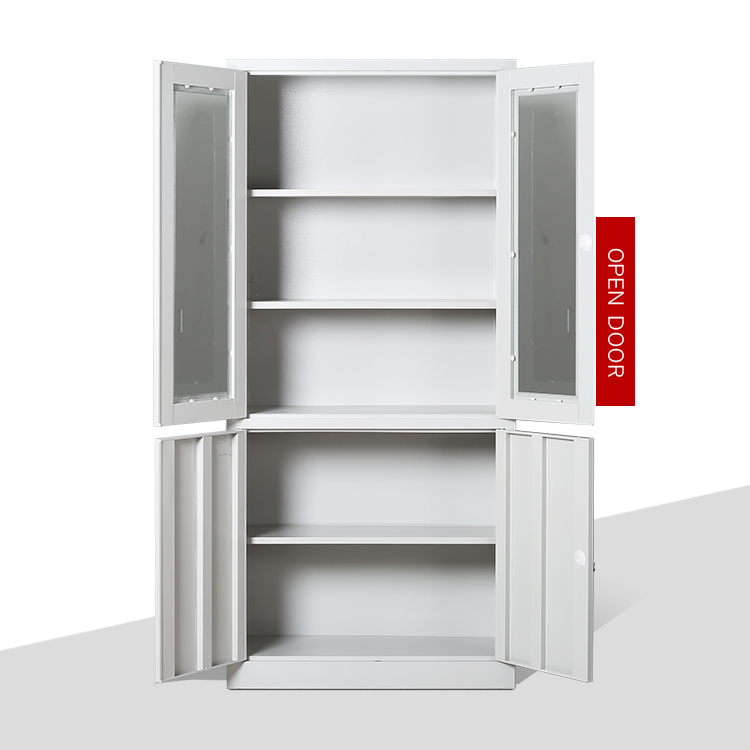 Hospitals Office 0.6mm Small Steel File Cabinets 4 Door