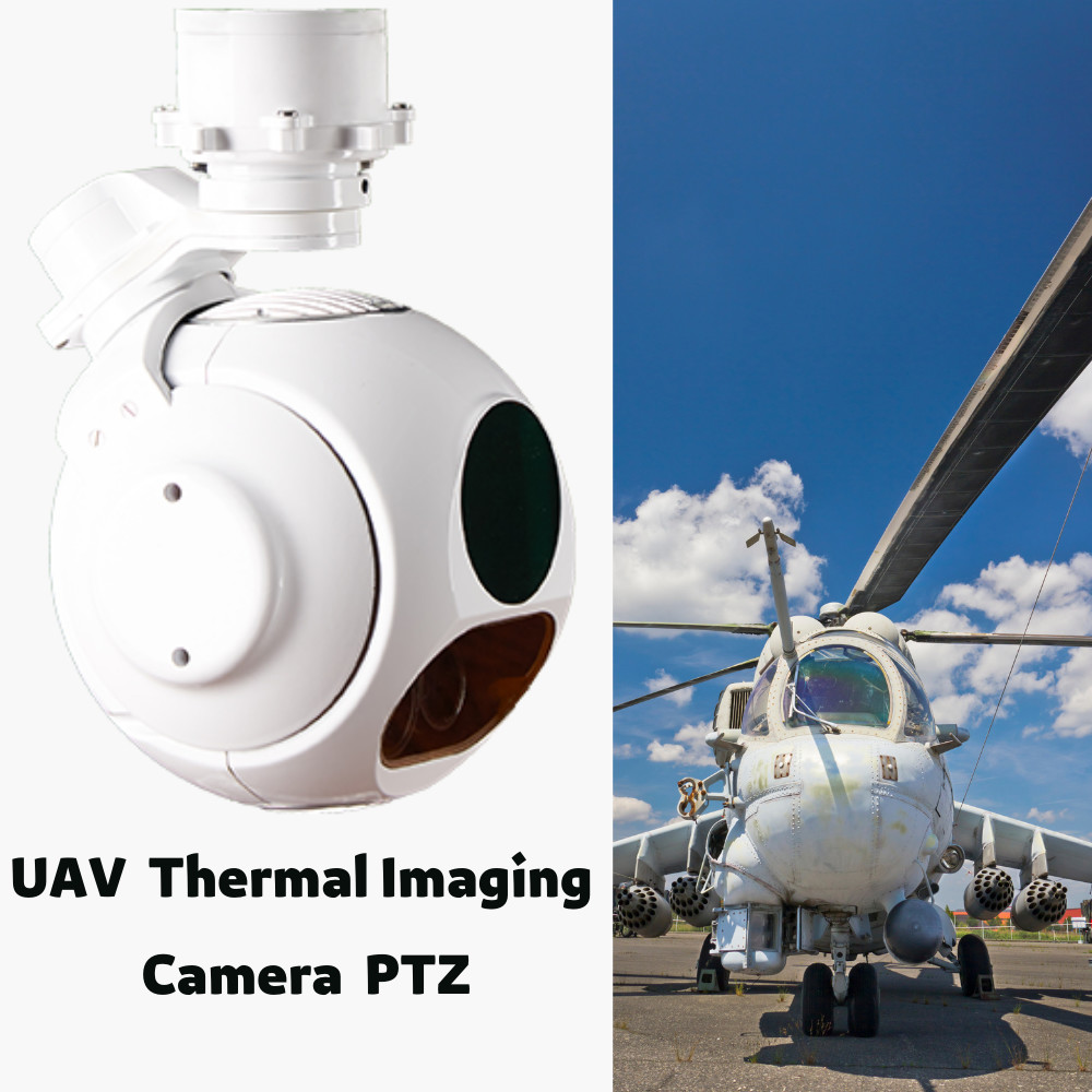 HXTS01BT 860g 640X512 PTZ Drone Camera Thermal Imaging Camera For Drone HXTS01BT