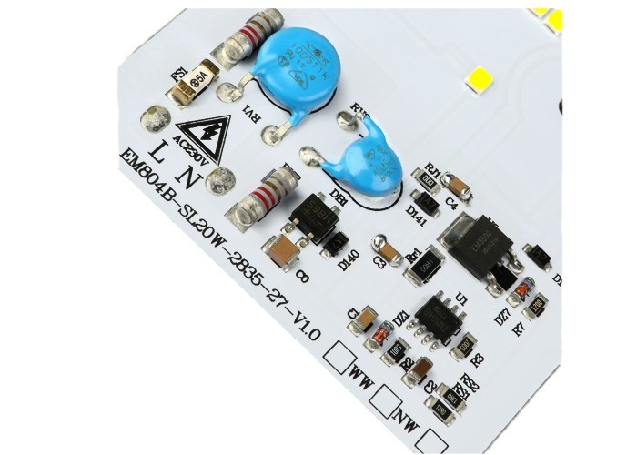 Epistar Bridgelux AC 110V 220V Driverless 20W LED street light board SKD for DIY