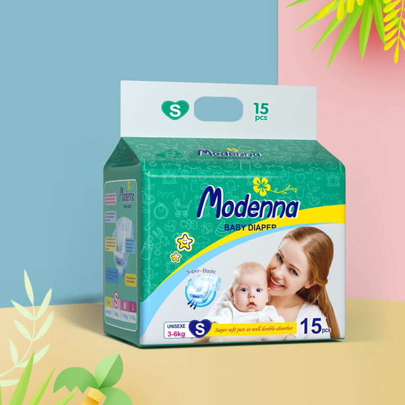 Soft Cotton Baby Disposable Diaper Biodegradable Newborn Eco Disposable Nappies