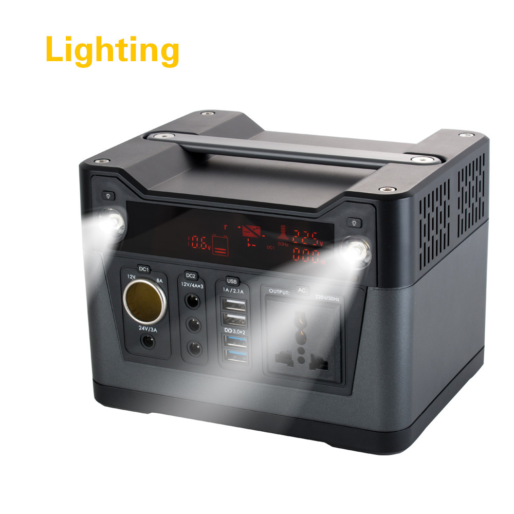 135WH Portable Solar Powered Generator , Lithium Battery Portable Solar Generator