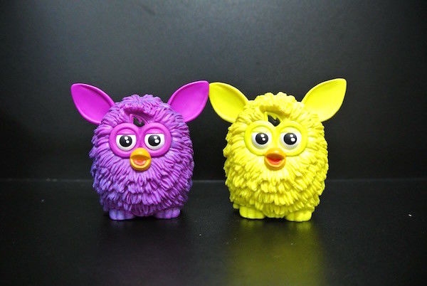 4 Colour Owl Bird Plastic Toy Figures Lovely Style For Home Decoration