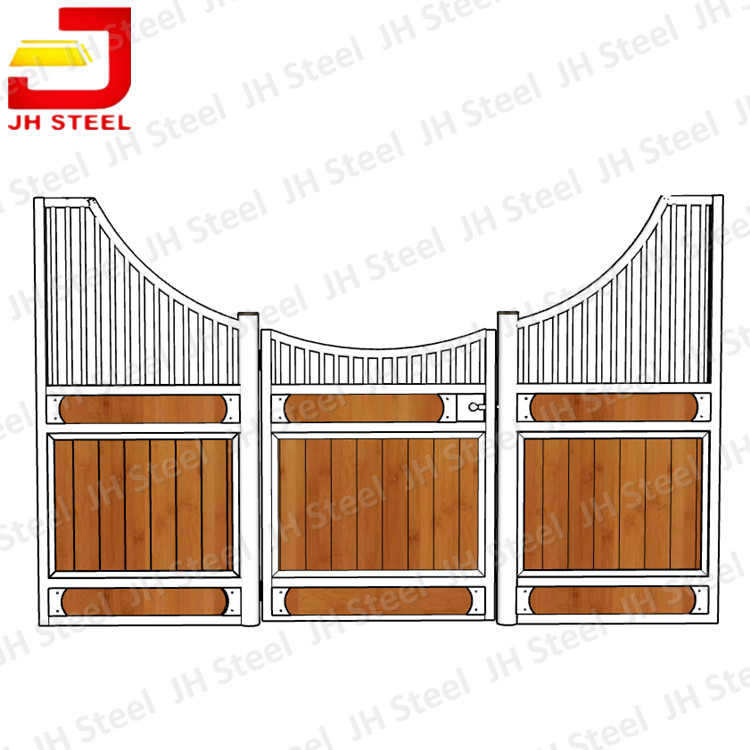 The cheap European black coating horse stable panels for sales
