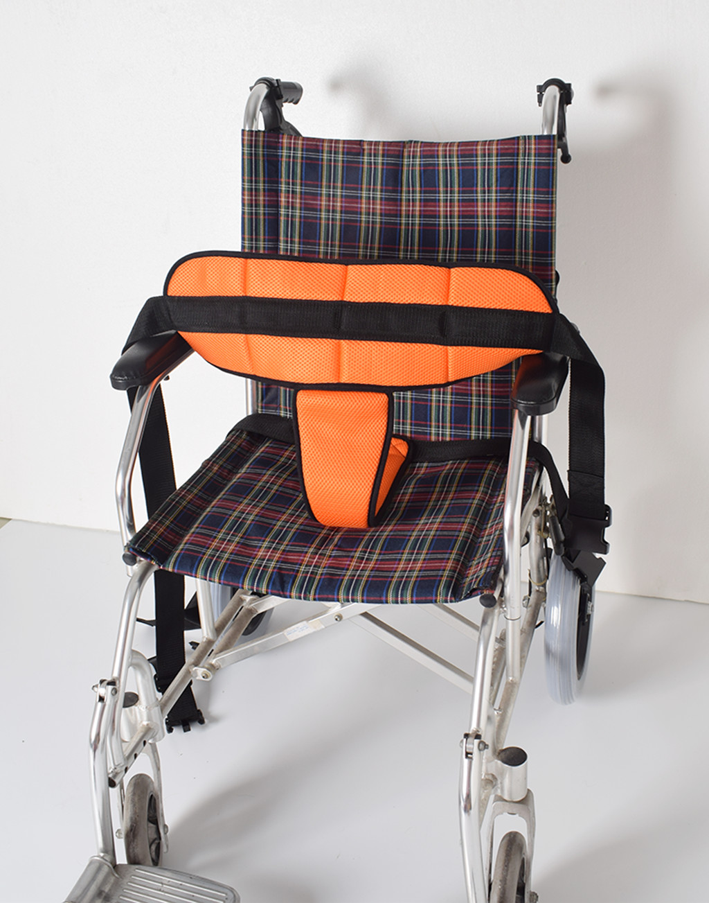 Orange Color Wheelchair Seat Belt Decompression Sponge