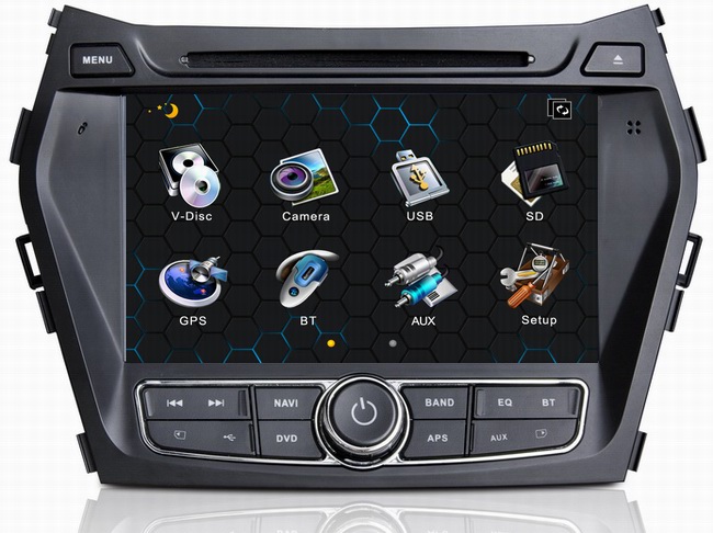 Ouchuangbo 800*480 HD high quality car audio for Hyundai IX45 2013 with USB SD TV MP3 music player OCB-8056