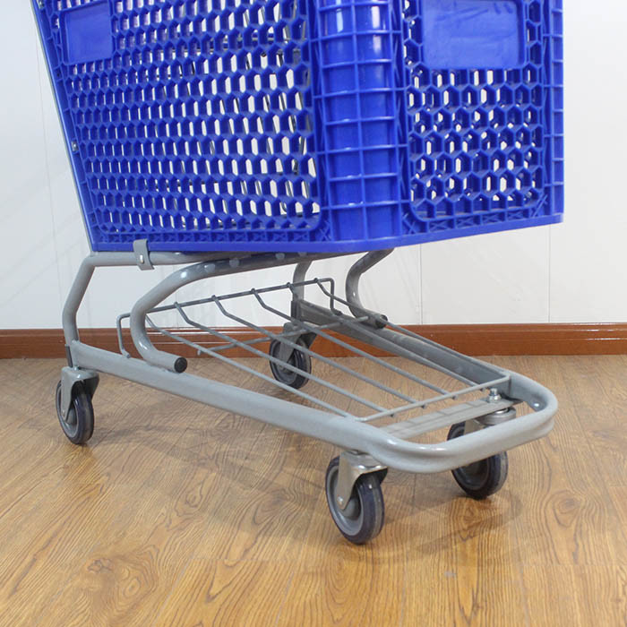 165L Hot Selling Durable America Style China Plastic Shopping Carts