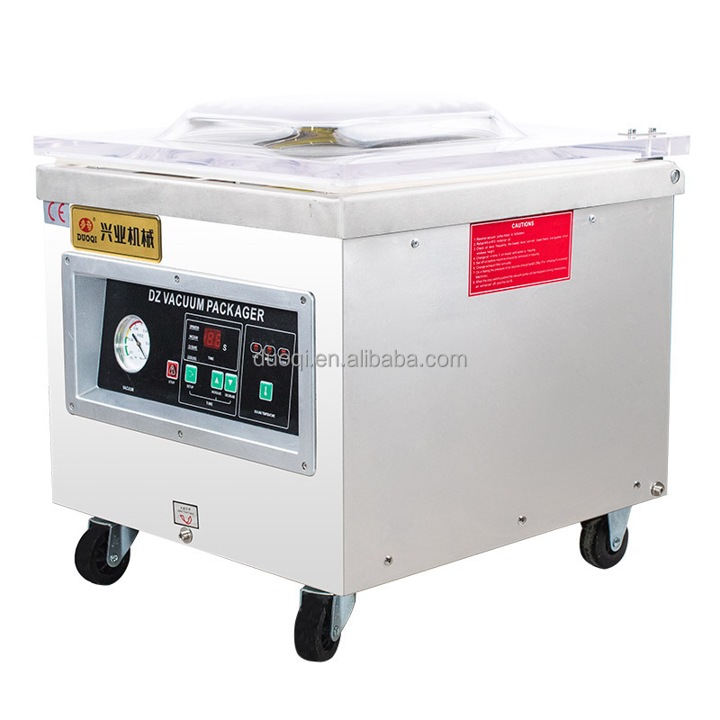 Design Vacuum Chamber Nitrogen Gas Flushing Food Vegetable Meat Pouch Sealing Machine