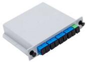 China LGX type Planar lightwave circuit (PLC) Splitters (1xN,2xN) LGX Cassette with SC/LC/FC/ST connector on sale