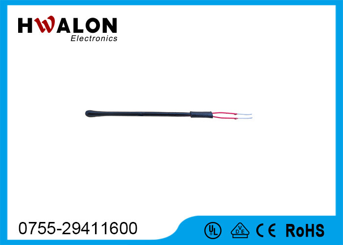 NTC Temperature Sensor Thermistor , Temperature Sensor Resistor Custom Bead Type