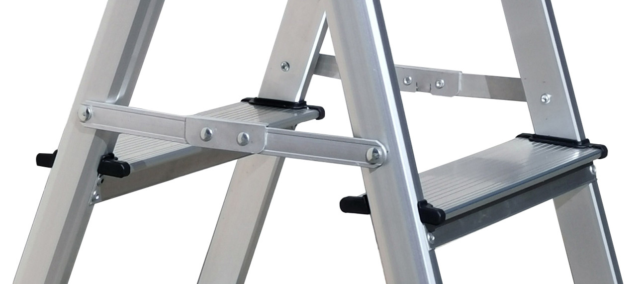 Professional Aluminum Step Stool GS 2x3 Steps Aluminium Foot Stool