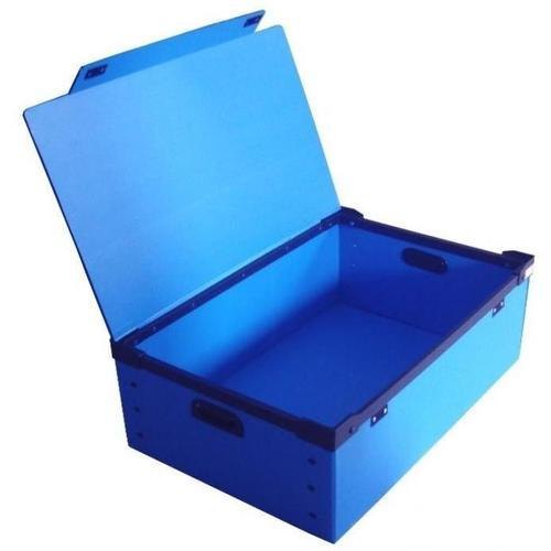 Green Corrugated Plastic Turnover Box Correx Packaging Boxes