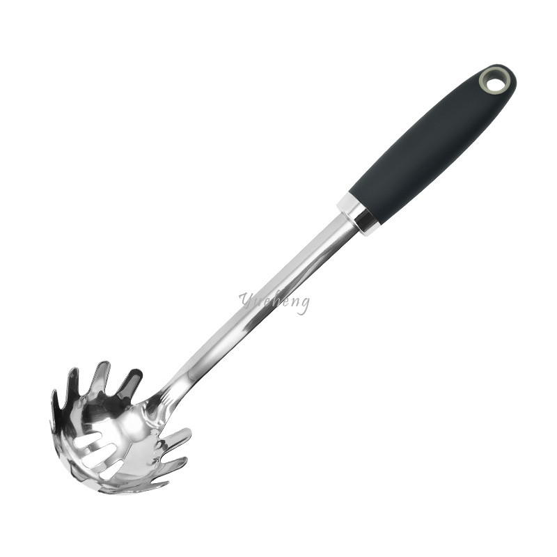 Cooking Tool Set Kitchen Gadgets Cookware Utensils Tools Stainless steel Kitchen Accessories Soft handle Black color