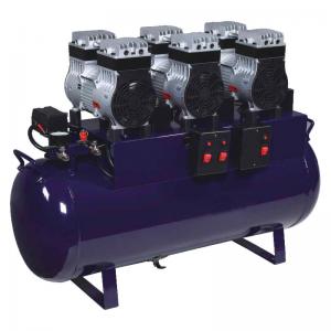 Buy cheap 220V AC 50Hz Dental Air Compressor Machine 90L/128L 1-To-6 Practical product