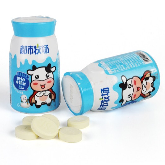 Vitamins Chewy Milk Candy High Calcium Compressed Candy High Protein Low Cal