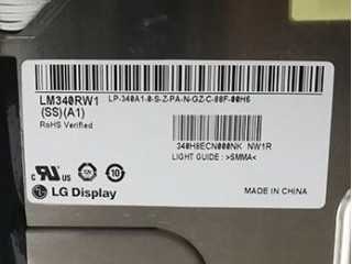 34" 5120×2160 450cd/m2 RGB Tft Display 163PPI LM340RW1-SSA1 89/89/89/89 (Typ.)(CR≥10)